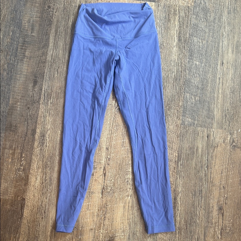 Lululemon Women's High-Waisted Blue Leggings